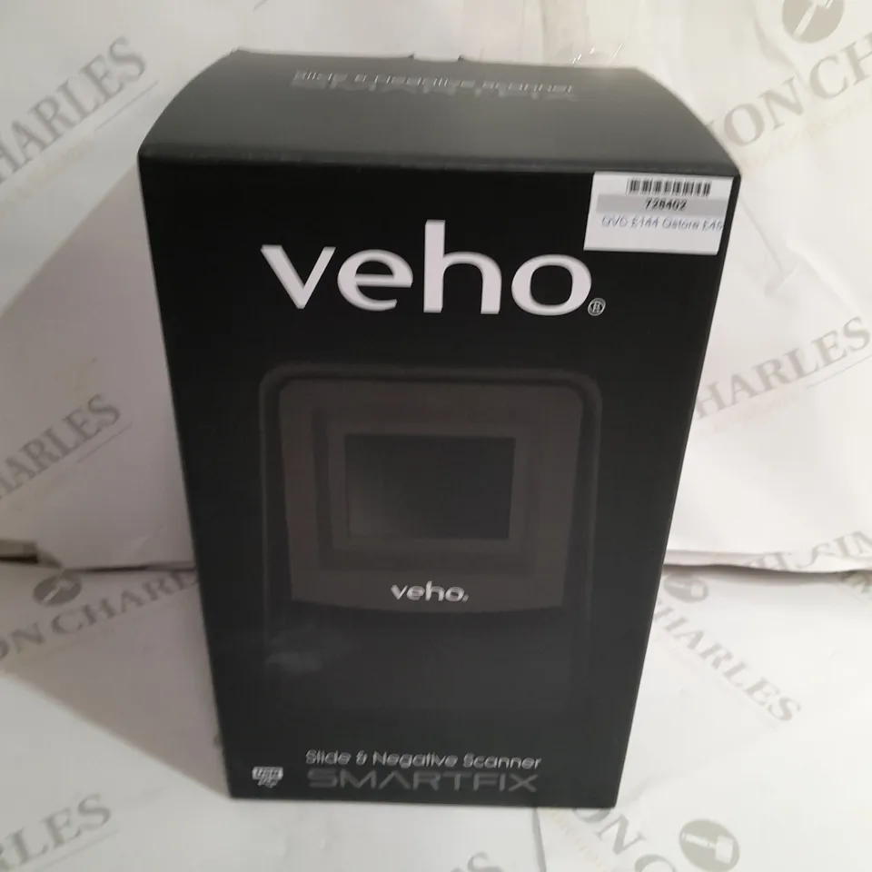 BOXED VEHO SMARTFIX SLIDE AND NEGATIVE SCANNER 