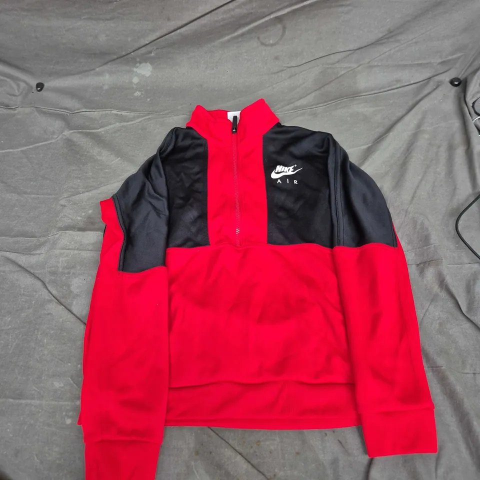 Nike Air Jacket – Red/Black, Youth Size L (147-158 cm), Made in Vietnam