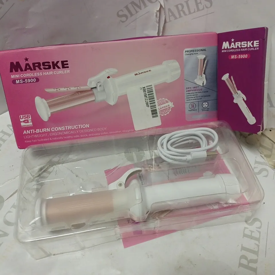 MARSKE MINI CORDLESS HAIR CURLER MS-5900