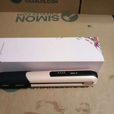 UNBRANDED CORDLESS HAIR STRAIGHTENER – ROSE GOLD