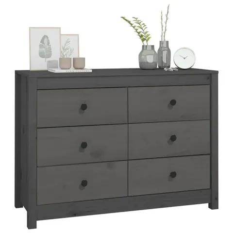 BOXED 100CM SOLID WOOD SIDEBOARD (1 BOX)