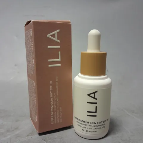 BOXED ILIA BEAUTY SUPER SERUM SKIN TINT FOUNDATION SPF30 30ML #ST7 DIAZ