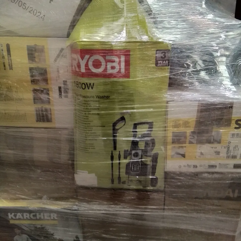 PALLET OF APPROXIMATELY 23 UNPROCESSED RAW RETURN HOUSEHOLD AND ELECTRICAL GOODS TO INCLUDE;