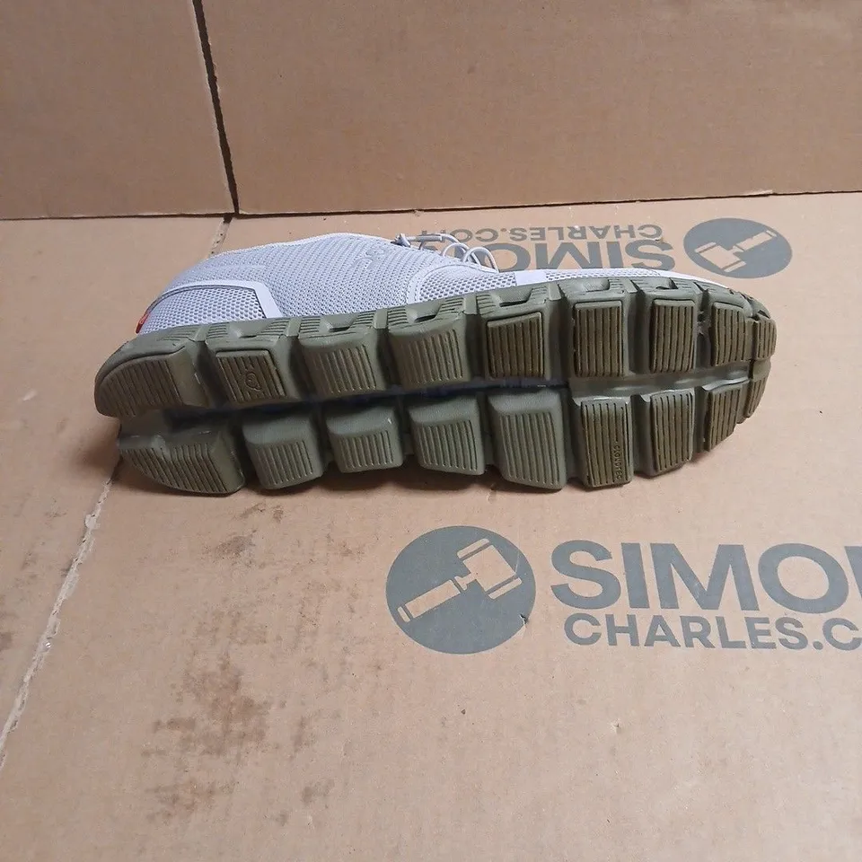 ON RUNNING TRAINERS – GREY MESH, UK SIZE 8 BOXED