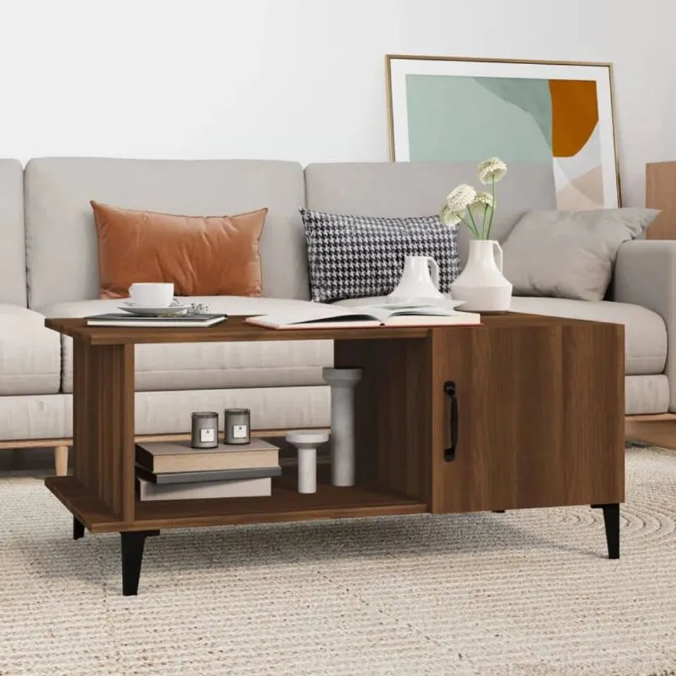 BOXED FOGARTY COFFEE TABLE WITH STORAGE 