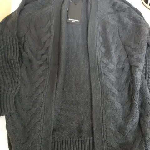 BRAVE SOUL LONDON BLACK CARGIAN - SIZE 12