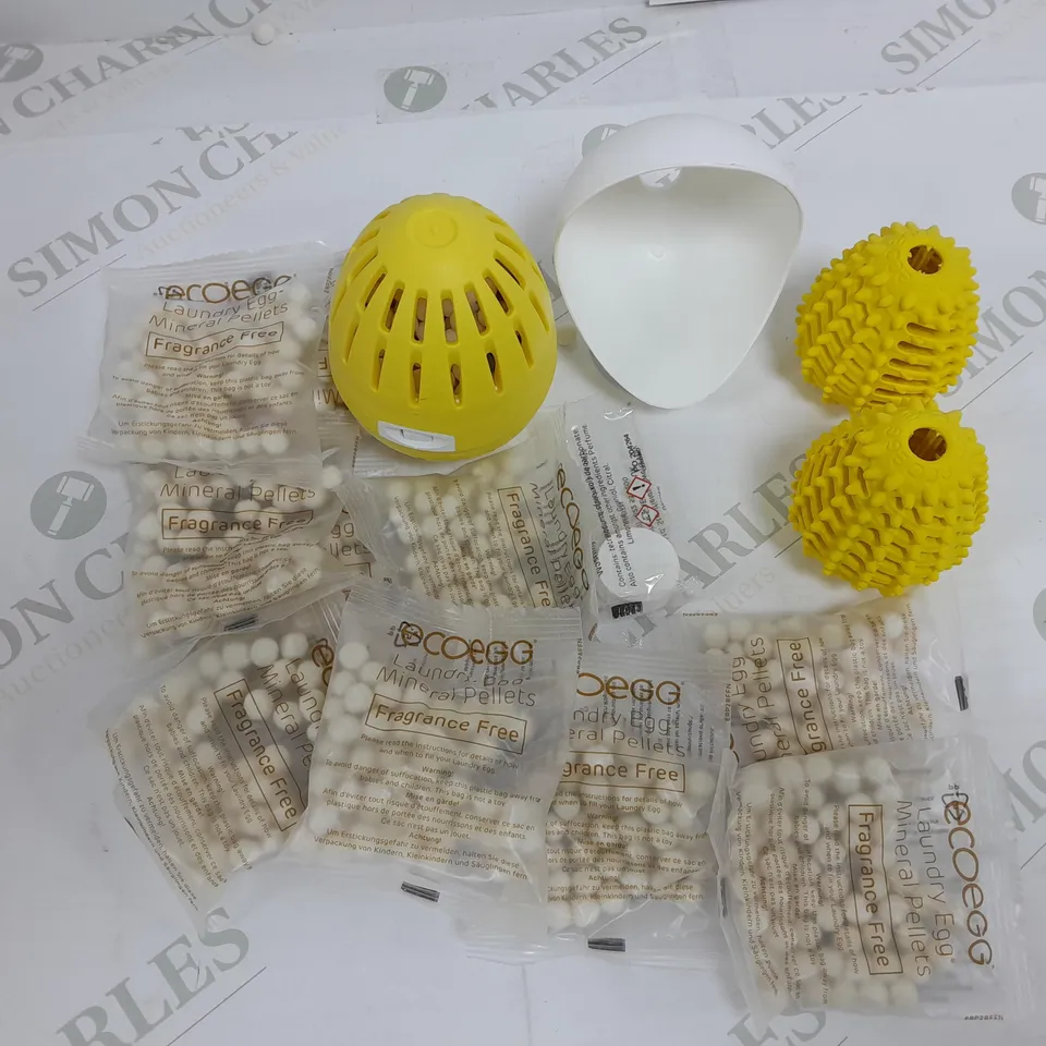 BOXED ECOEGG 750 WASHES LAUNDRY EGG KIT WITH DRYER EGGS & DETOX TABLETS