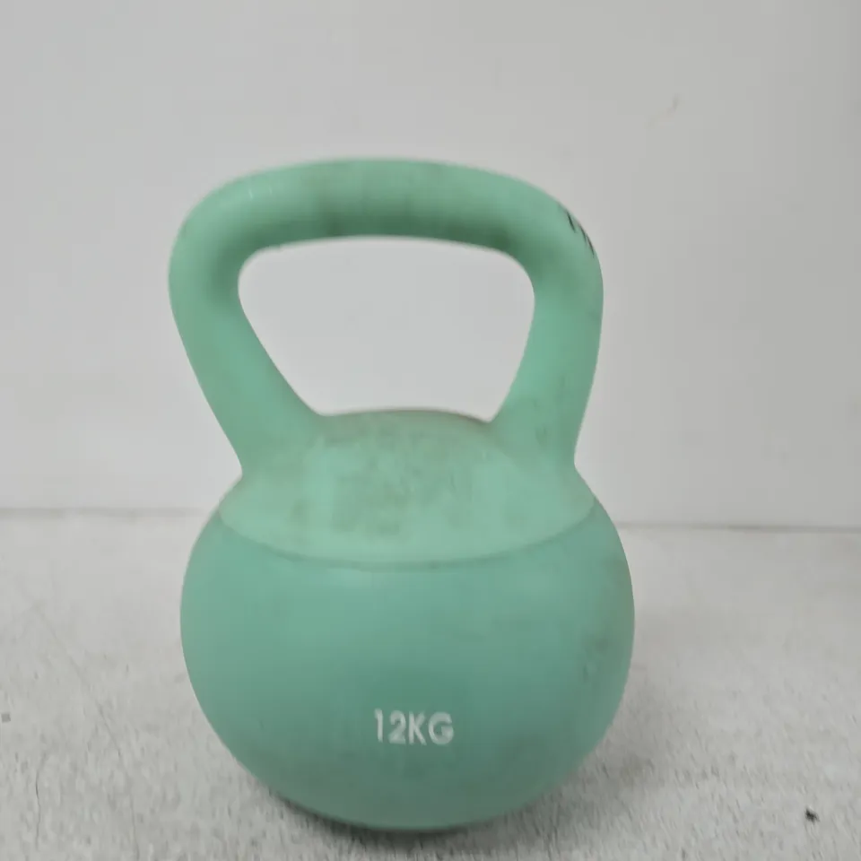KETTLEBELL – 12KG, MINT GREEN