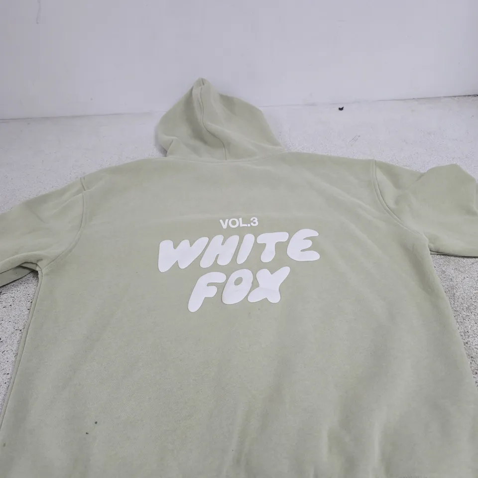 WHITE FOX HOODIE VOL.3 – LIGHT GREY, UK S/M