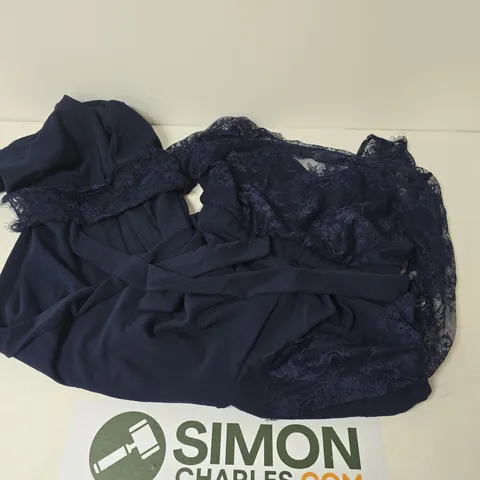 BONPRIX DARK BLUE LACE JUMPSUIT SIZE 12