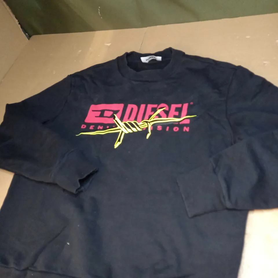 DIESEL LOGO SWEATSHIRT SIZE UNSPECIFIED