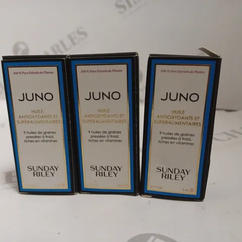 SET OF 3 SUNDAY RILEY JUNO 5ML EACH