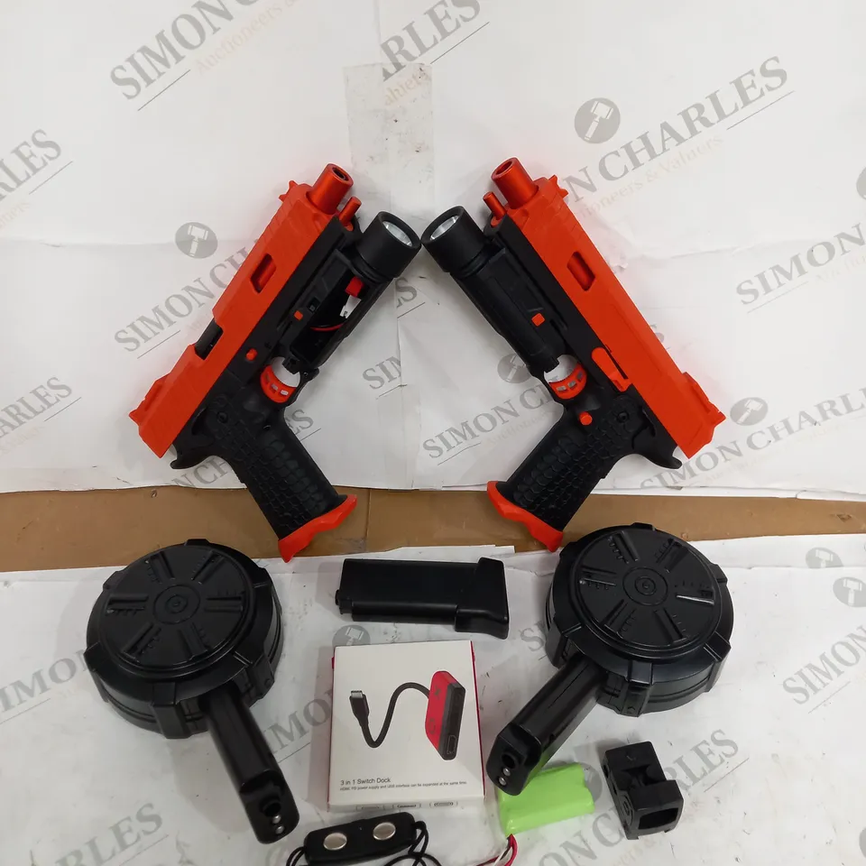 BOXED X5 CRYSTAL BOMB ELECTRIC HAND GUN SET 