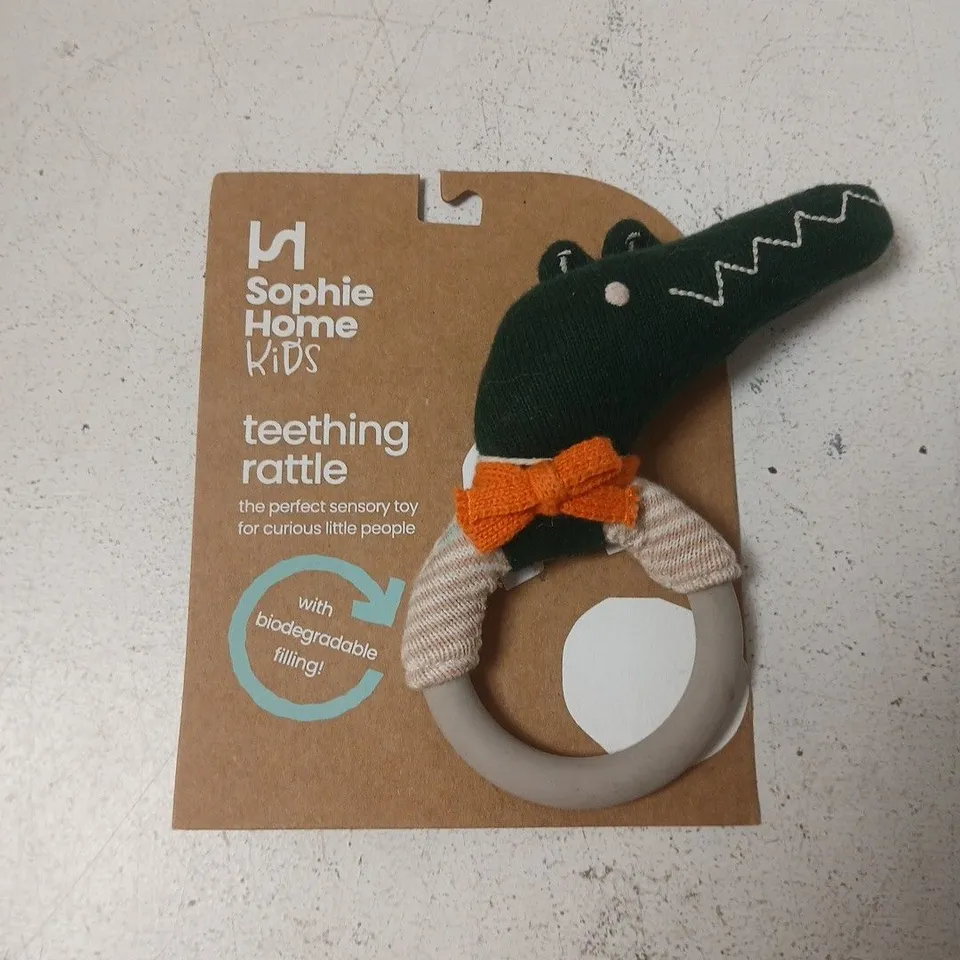 SOPHIE HOME KIDS TEETHING RATTLE – BABY TOY WITH RING