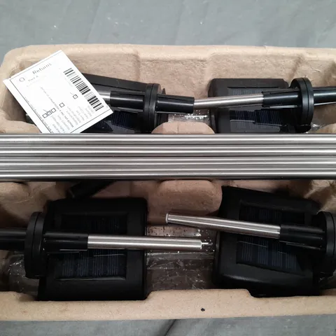 BELL & HOWELL GLIMMER STICKS SET OF 3 SOLAR PATHWAY LIGHTS
