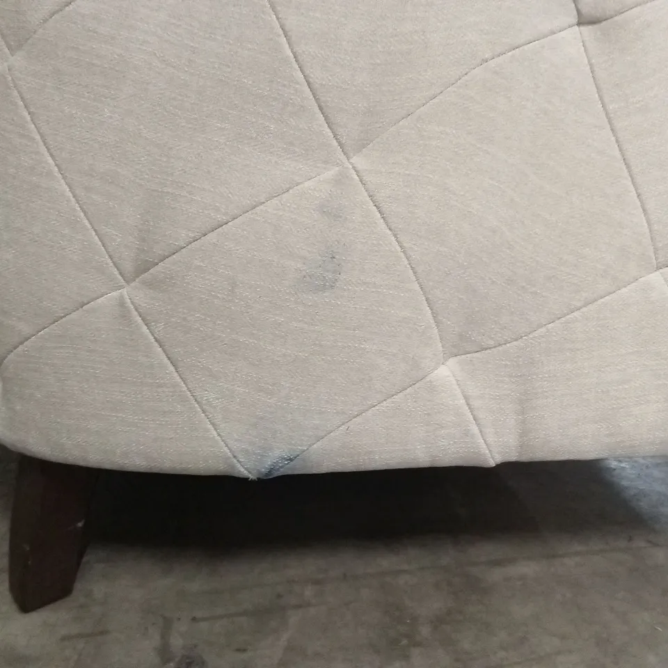DANETTI LUXE IVORY CHENILLE 3 SEATER SOFA RRP £1999