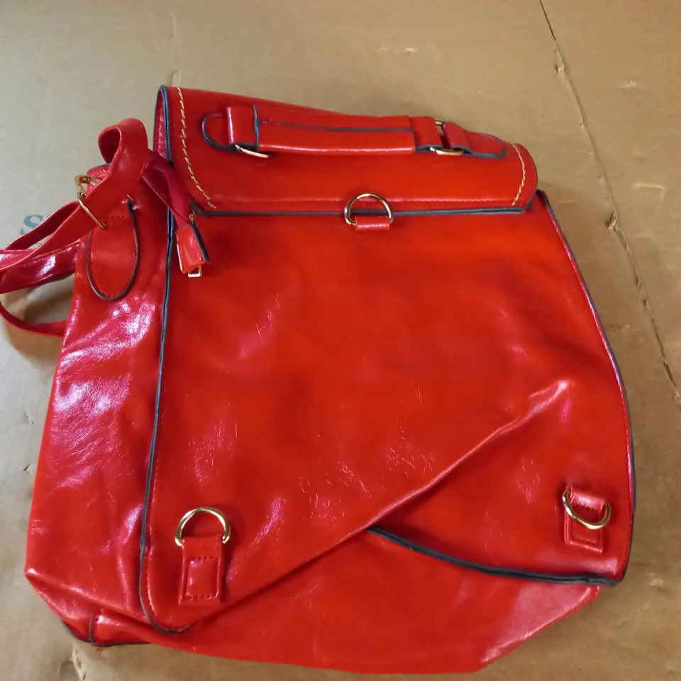 LETTUCE RED LEATHER BAG 