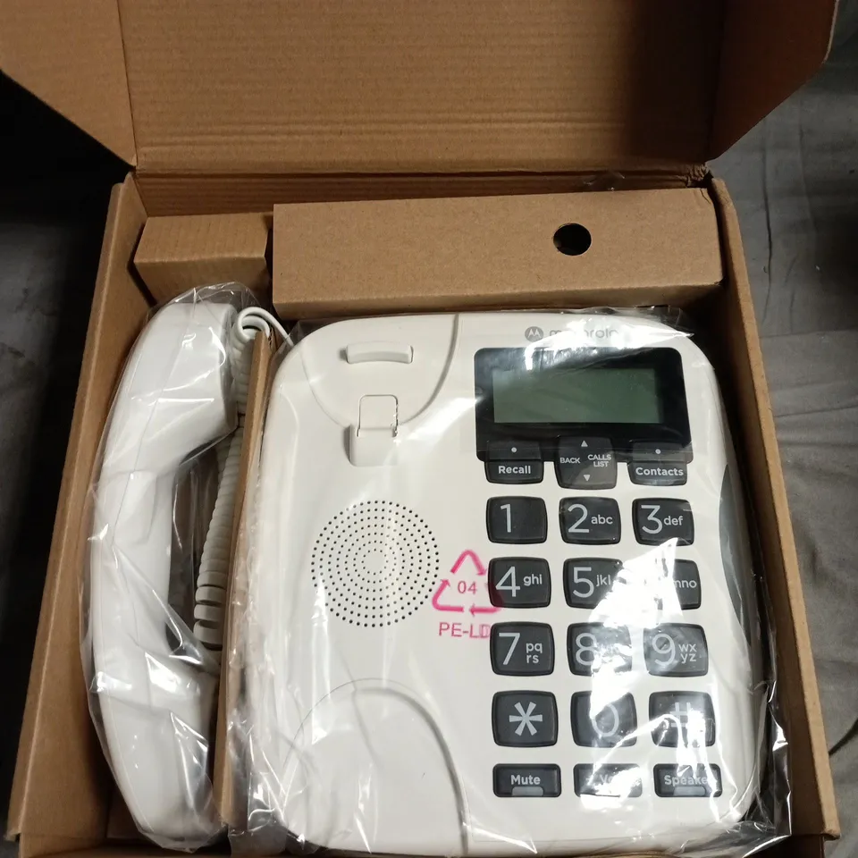 BOXED MOTOROLA FW500 EMERGENCY BACK-UP LINE TELEPHONE 