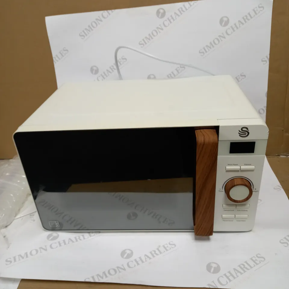SWAN SM22036WHTN NORDIC DIGITAL MICROWAVE