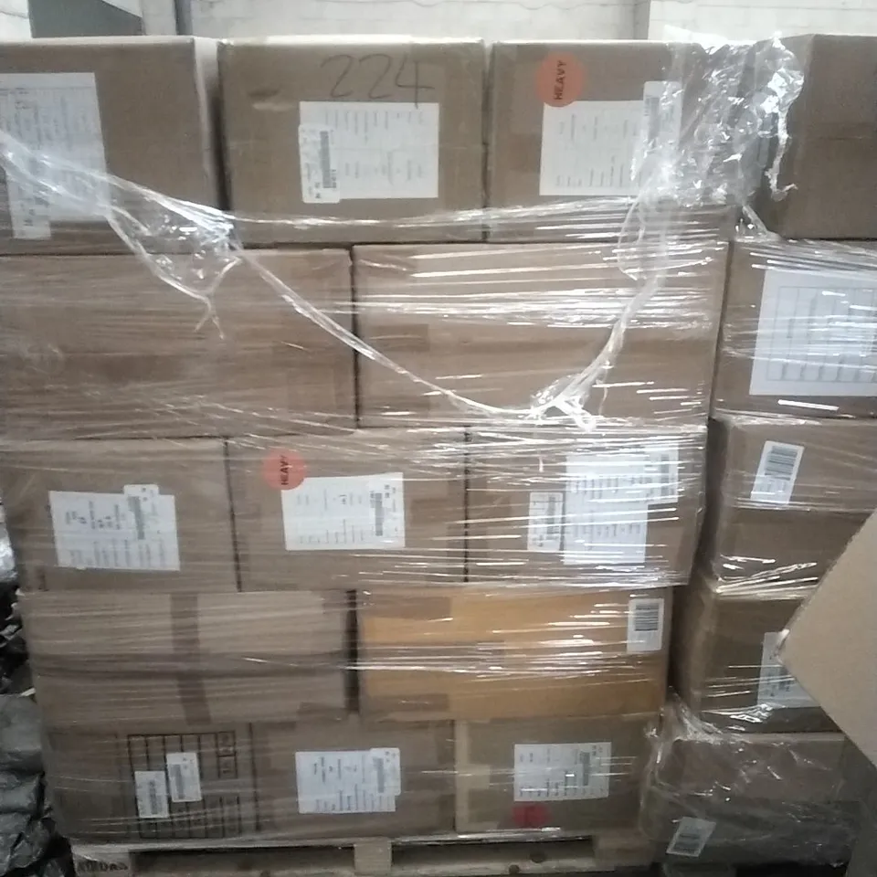 PALLET OF BRAND NEW WOMENS QUALITY DESIGNER CLOTHES APPROXIMATELY 130 TO INCLUDE; SKIRTS, TOPS, DRESSES ETC
