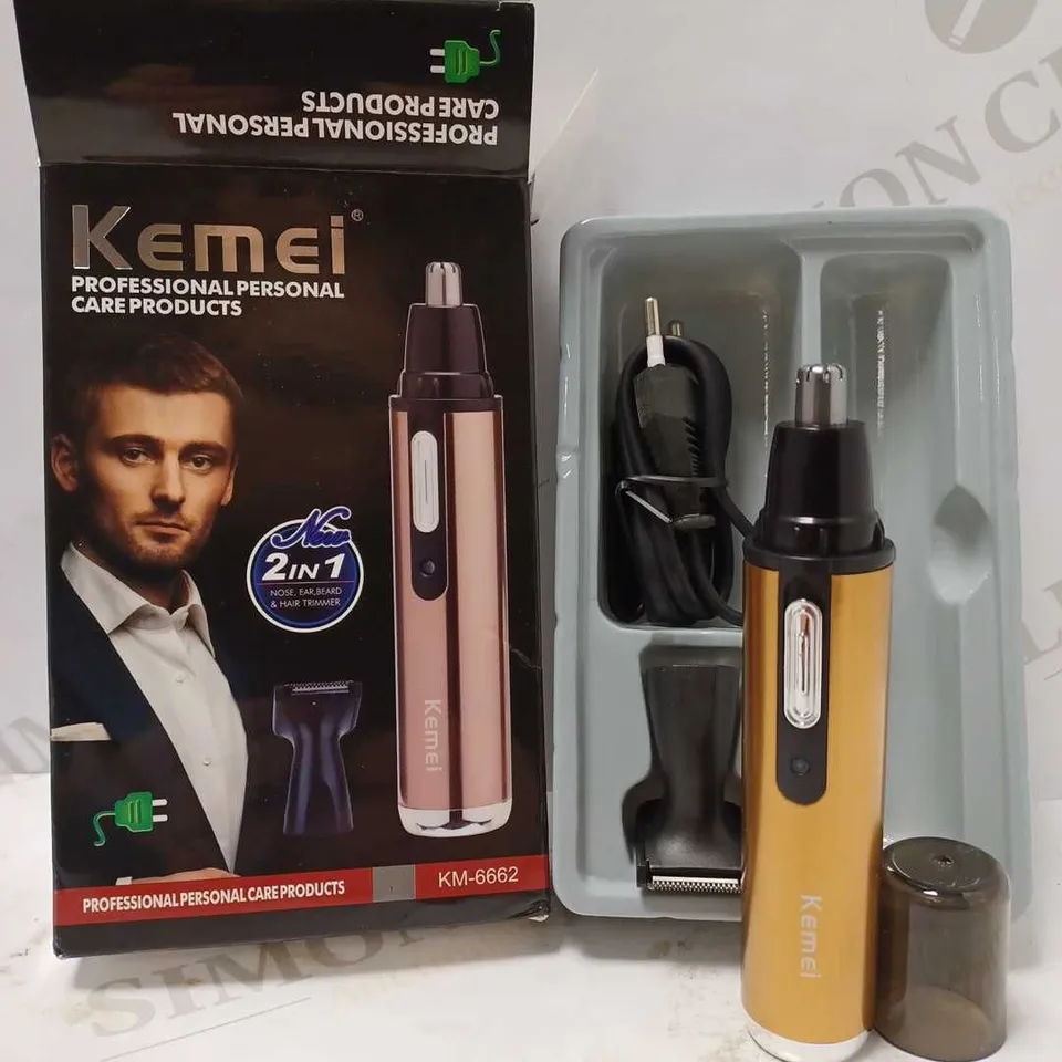 KEMEI NOSE, EAR, BEARD & HAIR TRIMMER 