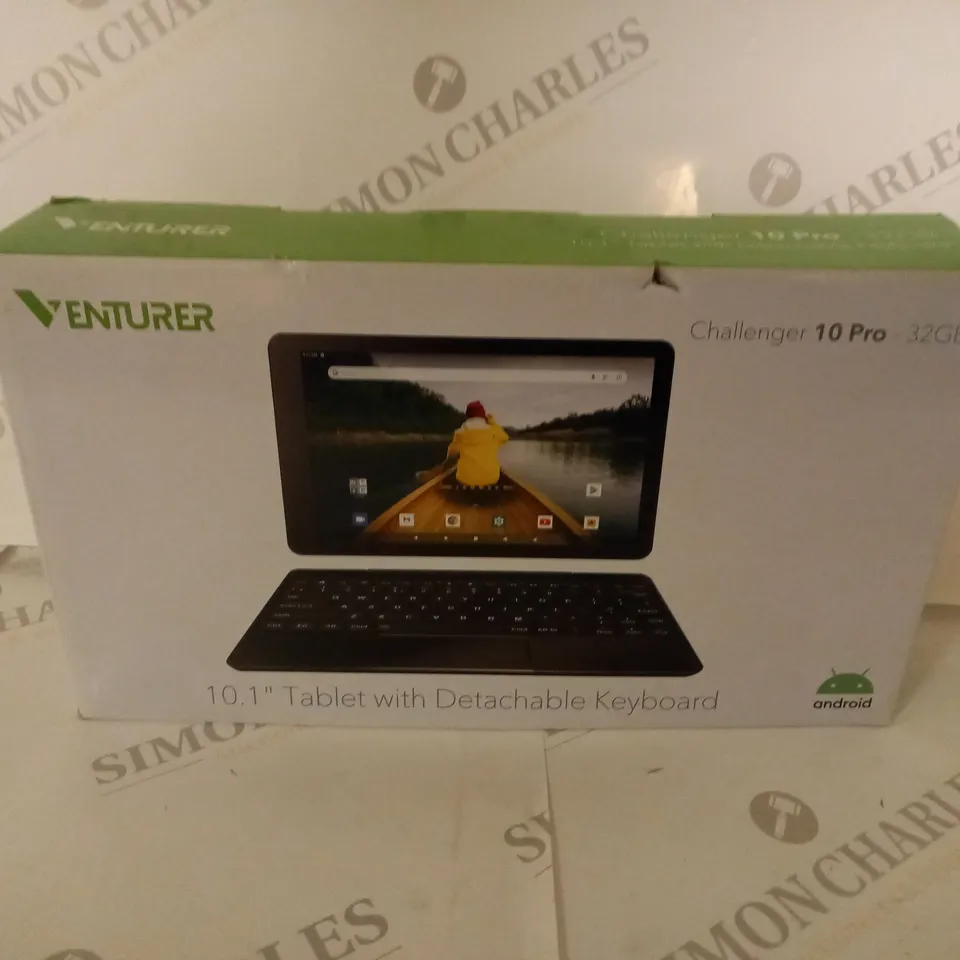 BRAND NEW BOXED VENTURER 10.1" TABLET WITH DETACHABLE KEYBOARD