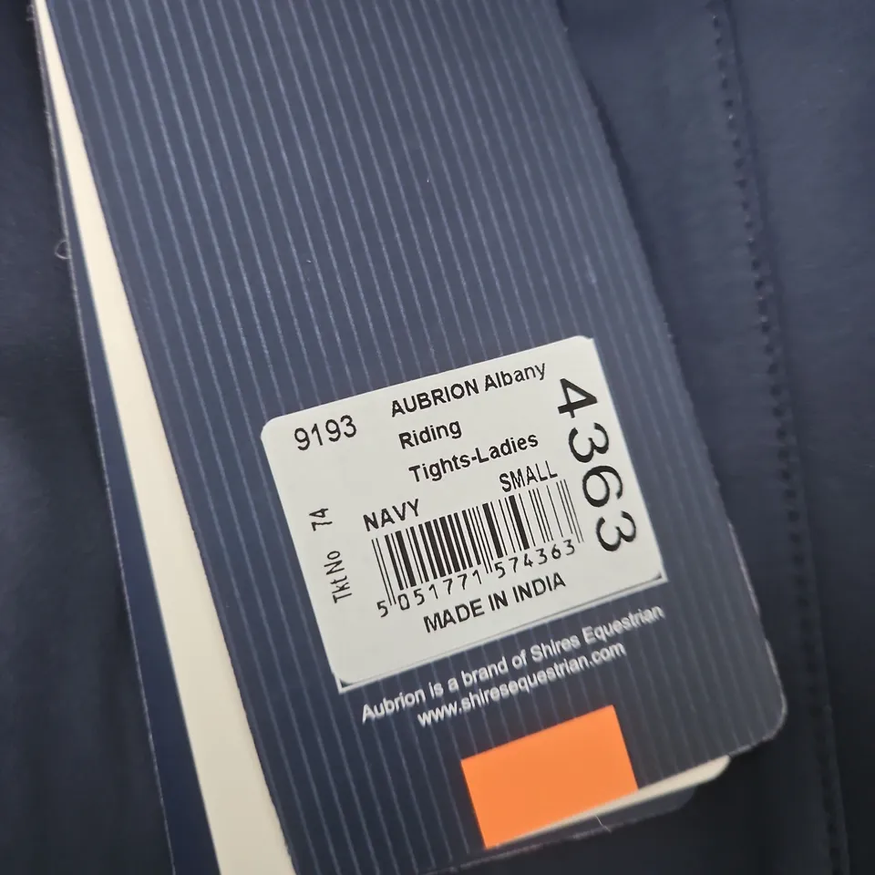 AUBRION ALBION RIDING TIGHTS – LADIES, NAVY, SMALL