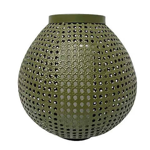 GARDEN STORIES STUDIO 70 LARGE LANTERN WITH LED CANDLE