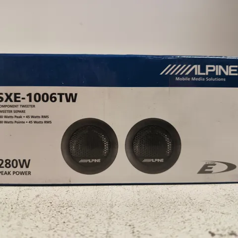 BOXED ALPINE SXE-1006TW COMPONENT TWEETER