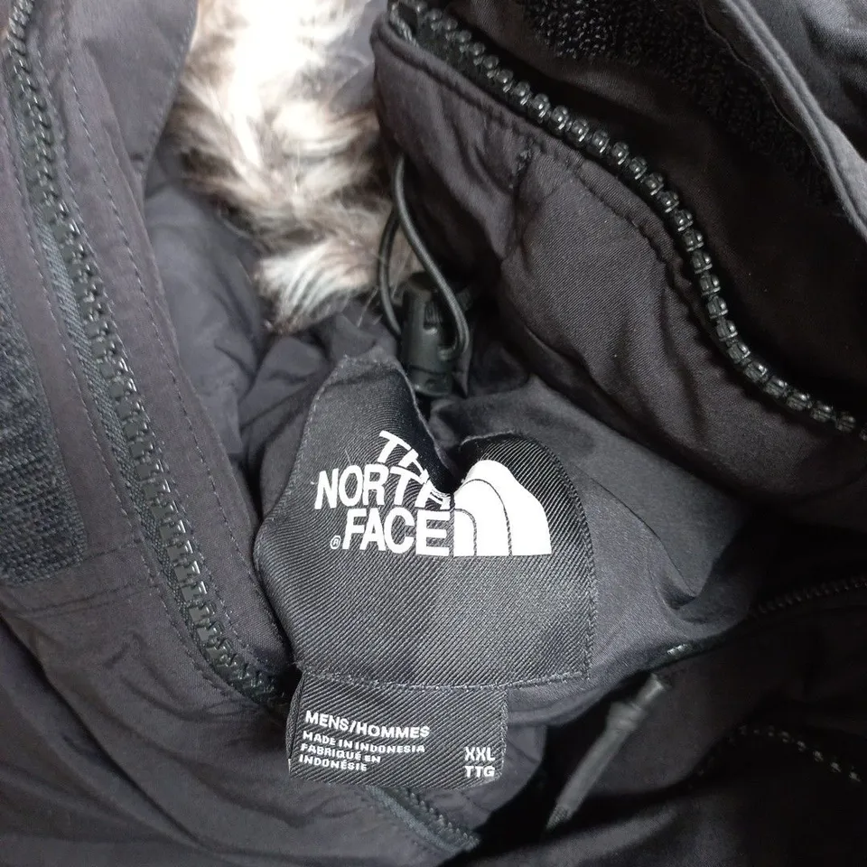 THE NORTH FACE MEN'S PARKA WITH FAUX FUR HOOD – BLACK, XXL