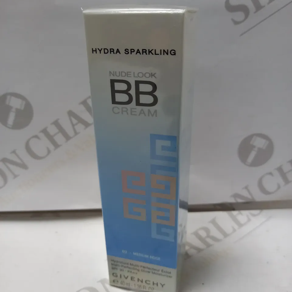 GIVENCHY HYDRA SPARKLING NUDE LOOK BB CREAM MULTI-PERFECTING GLOW MOISTURIZER 40ML
