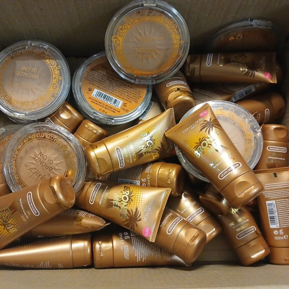 LARGE BOX OF ASSORTED BRONZE ME! COLLECTION 2000 INSTANT TAN SELF-TANNING 