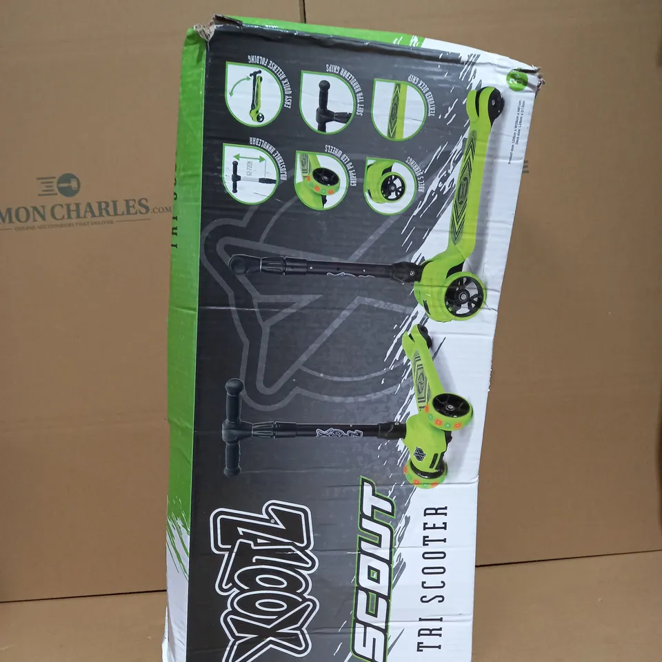 SCOUT TRI-SCOOTER GREEN RRP £49.99