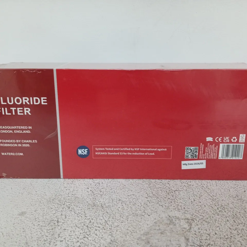 WATER2 FLUORIDE FILTER CARTRIDGE – BOXED