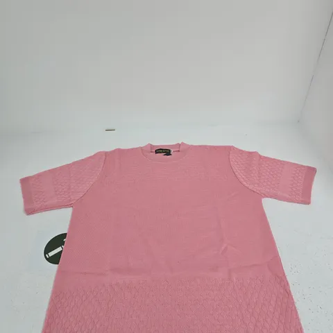 SUGAR CRISP PINK KNITTED WOMEN'S SWEATER β SIZE XL