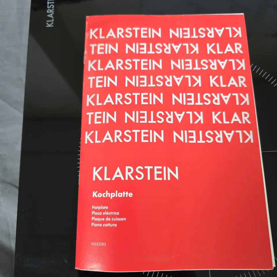 KLARSTEIN DOUBLE ELECTRIC HOTPLATE, GLASS-CERAMIC, BLACK – 2-RING COOKTOP