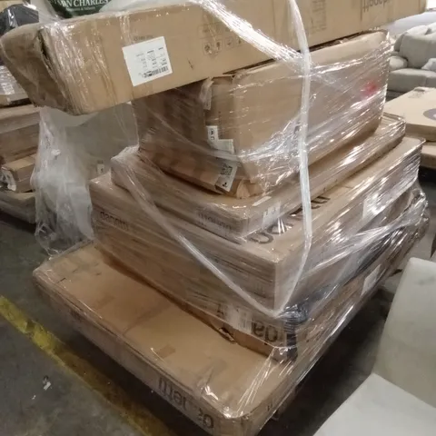 PALLET OF INCOMPLETE DANETTI FURNITURE PARTS AND PIECES 