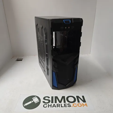 OEM PC CASE IN BLACK/BLUE