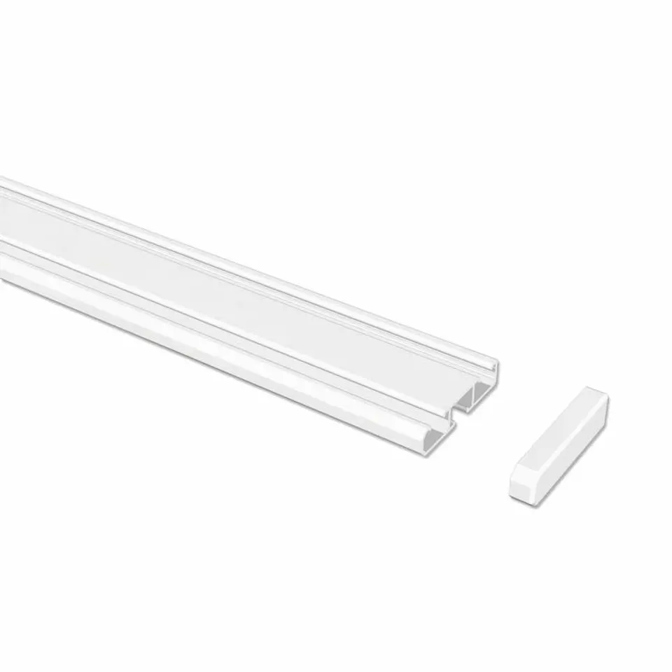 BOXED VENTANNA WHITE CURTAIN TRACK 