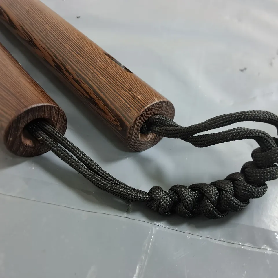 SET OF 10.5" WOODEN NUNCHAKU 