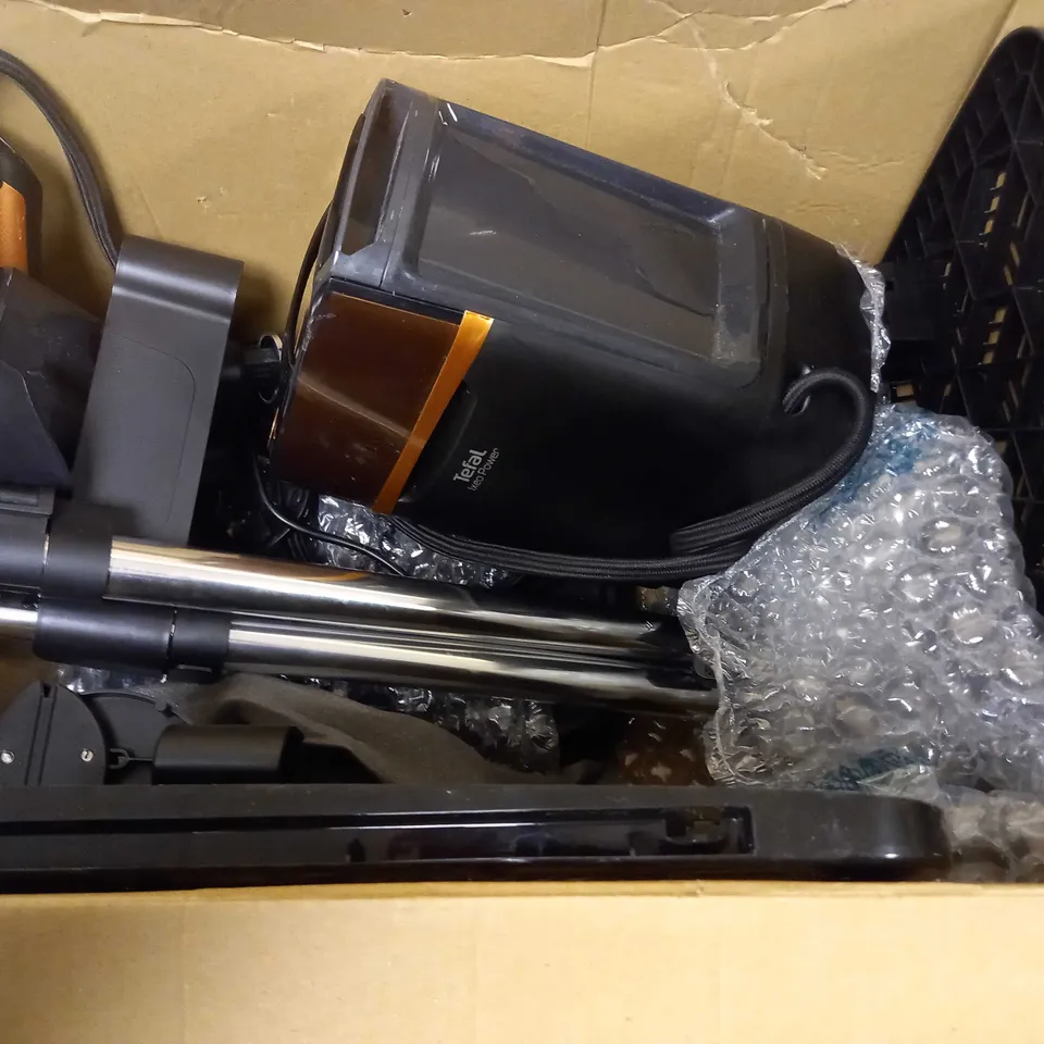 TEFAL IXEO POWER QT2020 ALL-IN-ONE IRON AND CLOTHES STEAMER SOLUTION / BLACK AND COPPER 