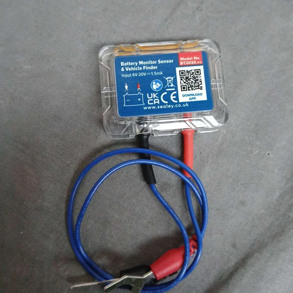 SEALEY BATTERY MONITOR SENSOR AND VEHICLE FINDER 