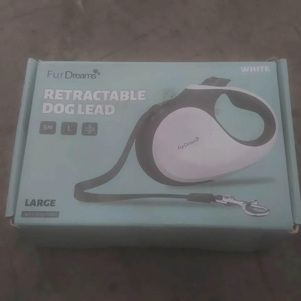 BOXED FUR DREAMS RETRACTABLE DOG LEAD 