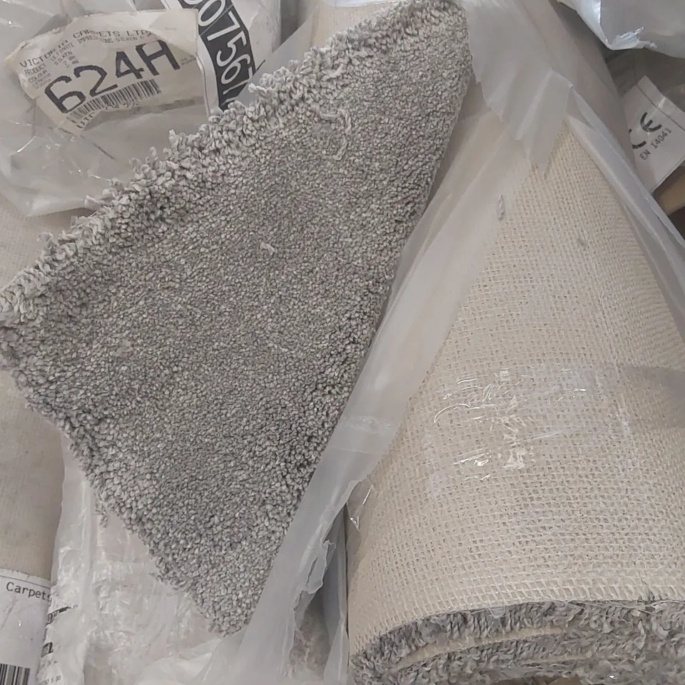ROLL OF QUALITY EC HEARTLAND HEATHERS CHROMIUM CARPET - APPROXIMATELY 2 x 5m