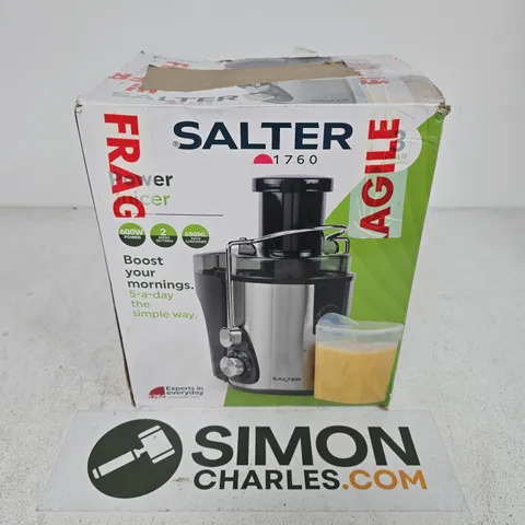BOXED SALTER POWER JUICER