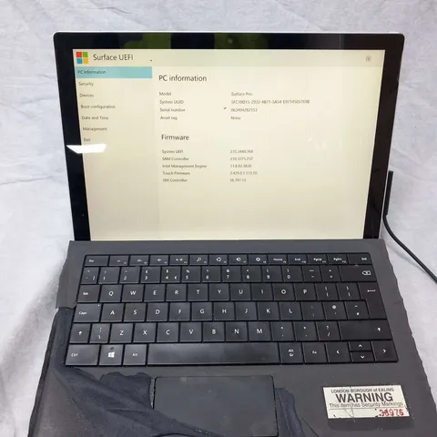 MICROSOFT SURFACE PRO 128GB