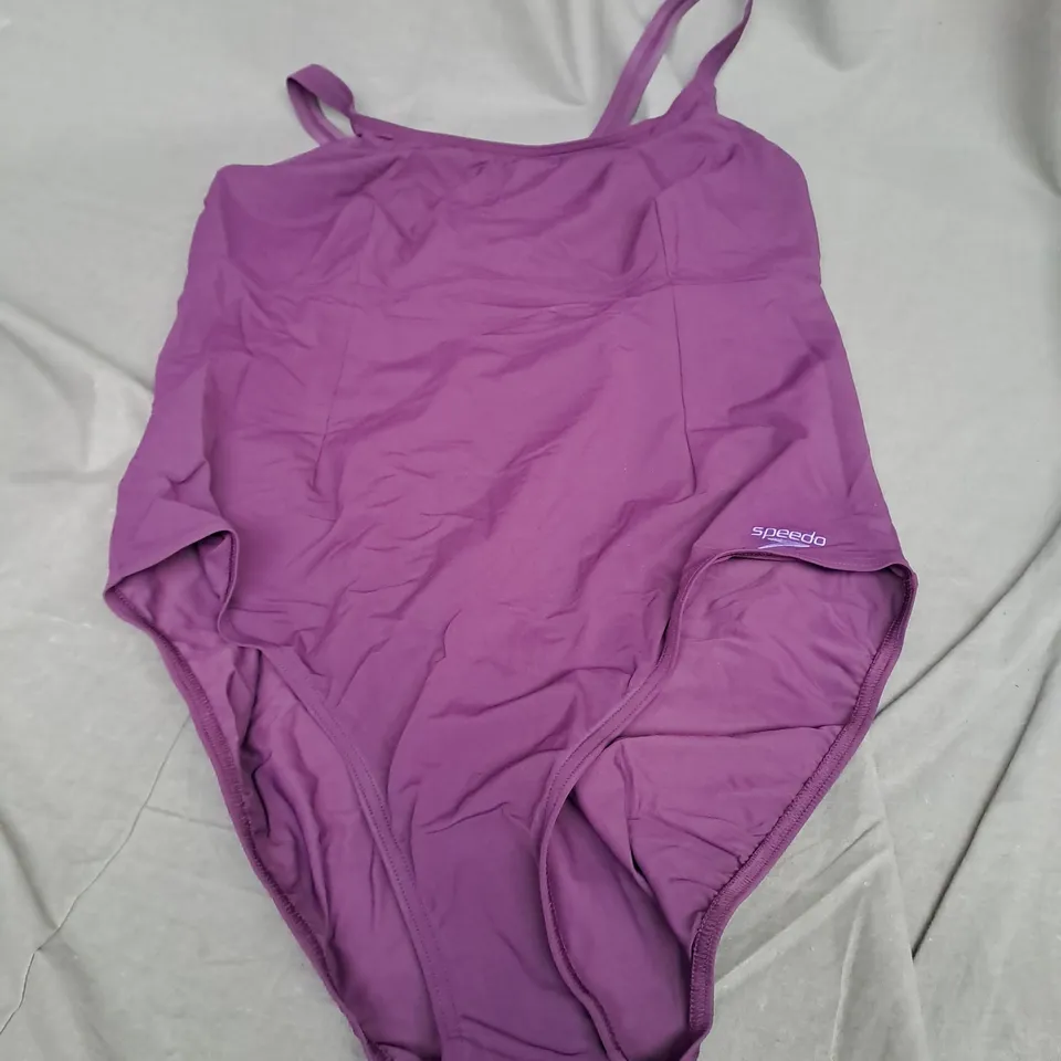 SPEEDO XBACK 1PC PURPLE 42/18 SWIMWEAR 