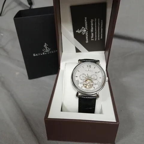 SAMUEL JOSEPH AUTOMATIC LIMITED EDITION SILVER GRAY WATCH
