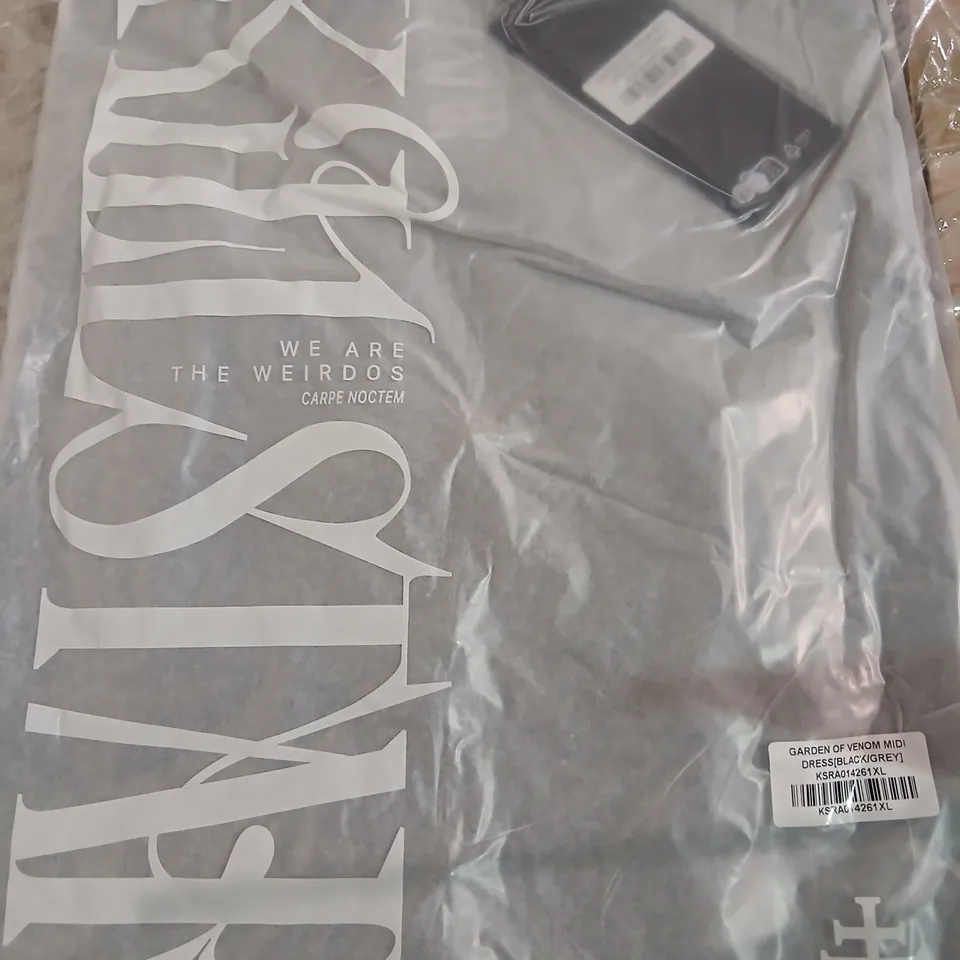 APPROXIMATELY 60 BRAND NEW KILLSTAR GARDEN OF VENOM MIDI DRESS