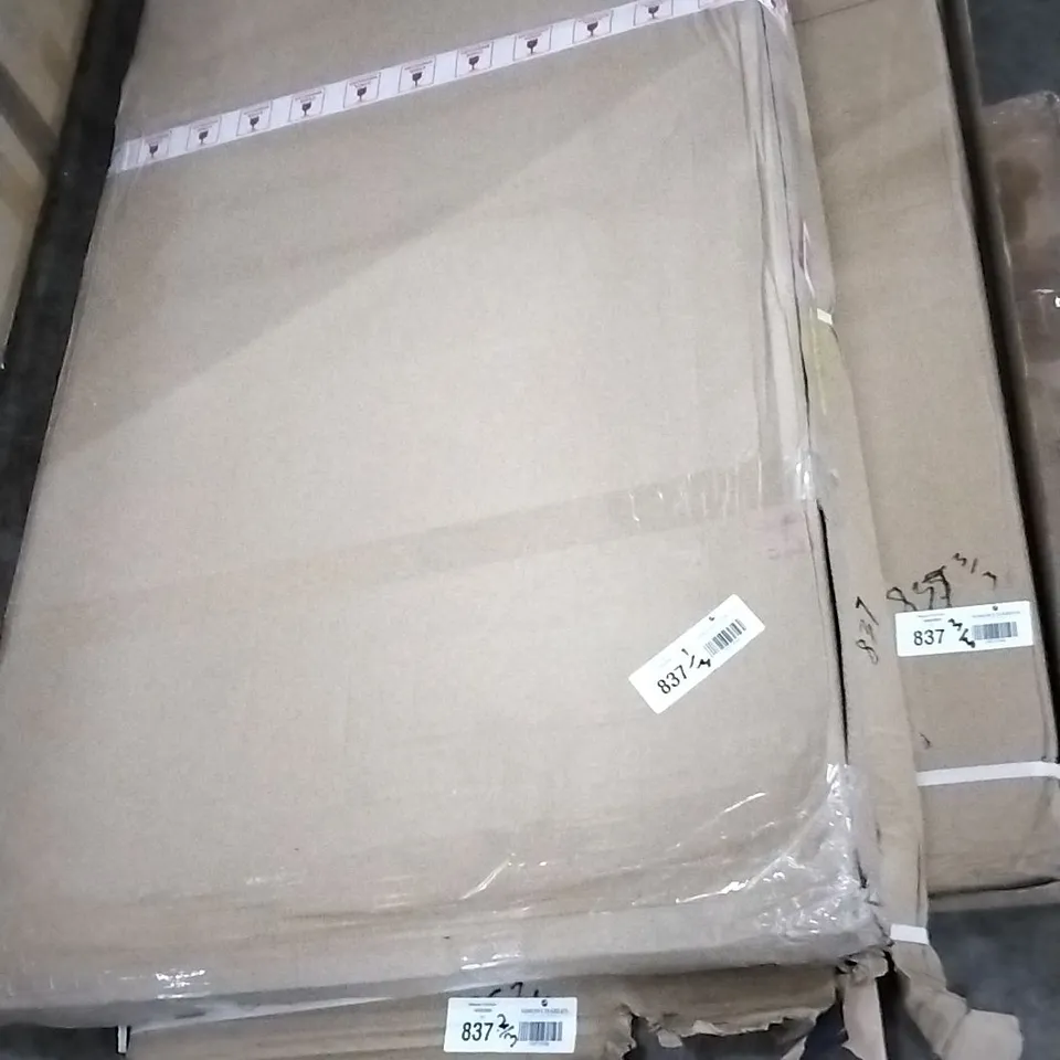 BOXED LENTINI 2 DOOR SOLID + MANUFACTURED WOOD WARDROBE (3 BOXES)